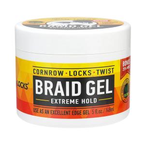 AllDay Locks Braid Gel Extreme Hold – Braiding Gel for Cornrows, Locks, & Twisting, Moisturizing Edge Control for Women and Men, Natural Formula for Extreme Hold – 5 oz(5 Fl Oz (Pack of 1))